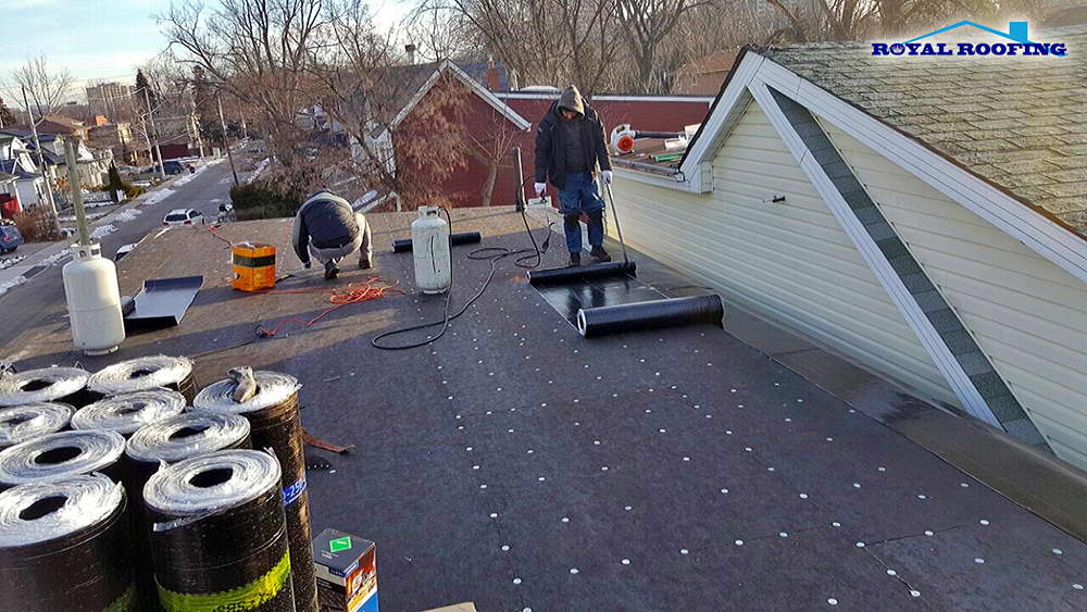 Flat roofing in Richmond Hill, Toronto GTA