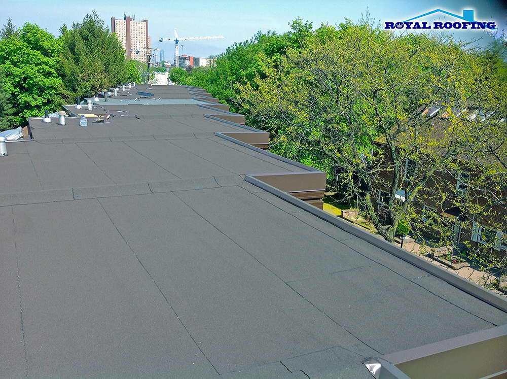 Townhouse Flat Roofing in Oakville Toronto